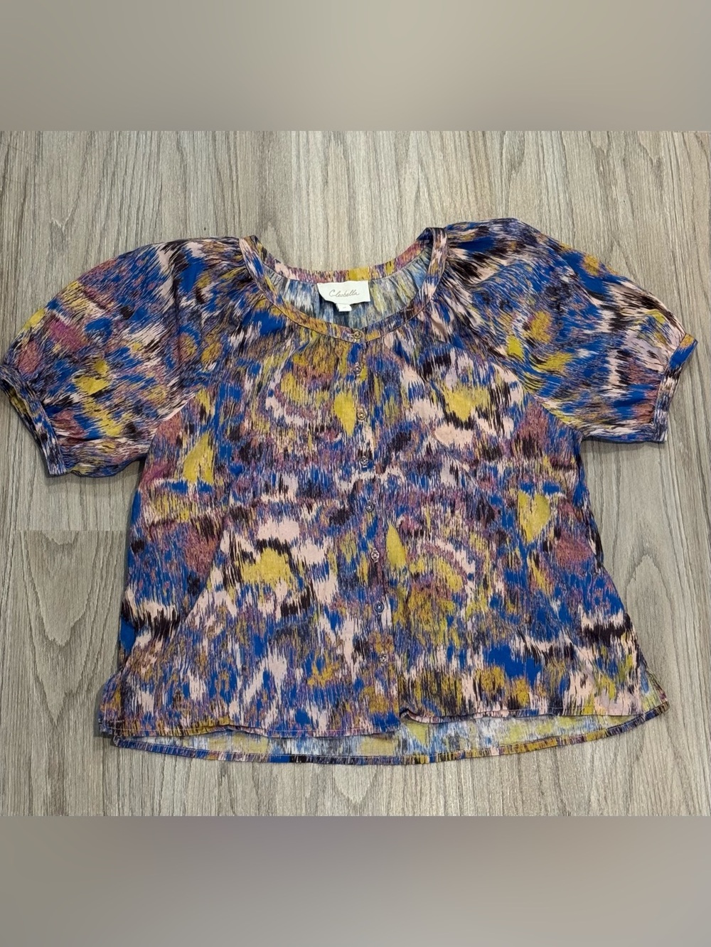 CLEOBELLA irena blouse in azucar print Medium organic cotton